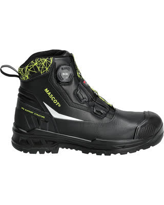 Sicherheitsstiefel S7S, BOA® Fit System – schwarz