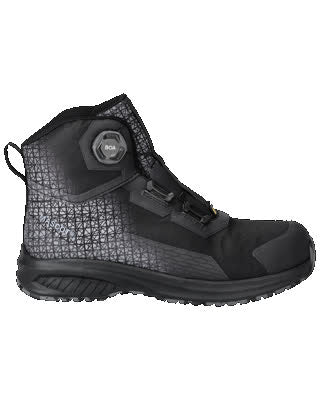 Sicherheitsstiefel S3S, BOA® Fit System – schwarz