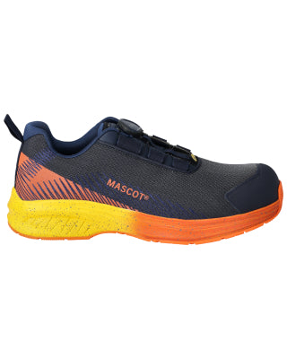 Sicherheitsschuhe S1PS, BOA® – Schwarzblau/hellorange