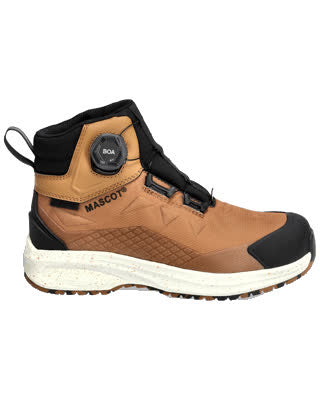 Sicherheitsstiefel S7S, BOA® Fit System – Nussbraun