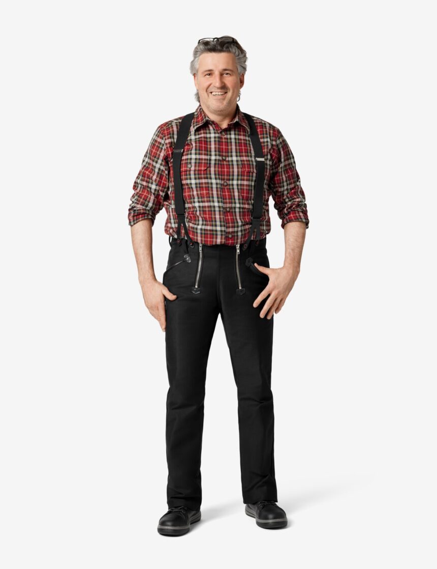Erhard Hemd 90700 – Rot-schwarz