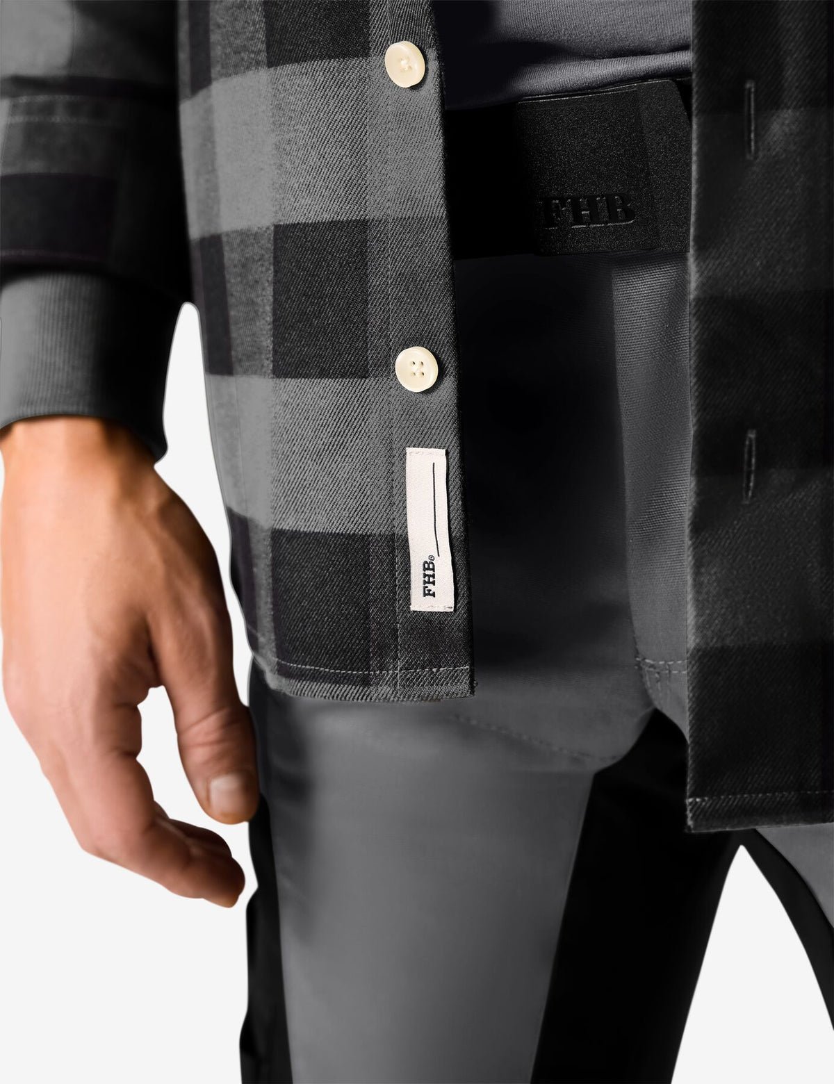 Horst Hemd 90522 – Anthrazit-schwarz