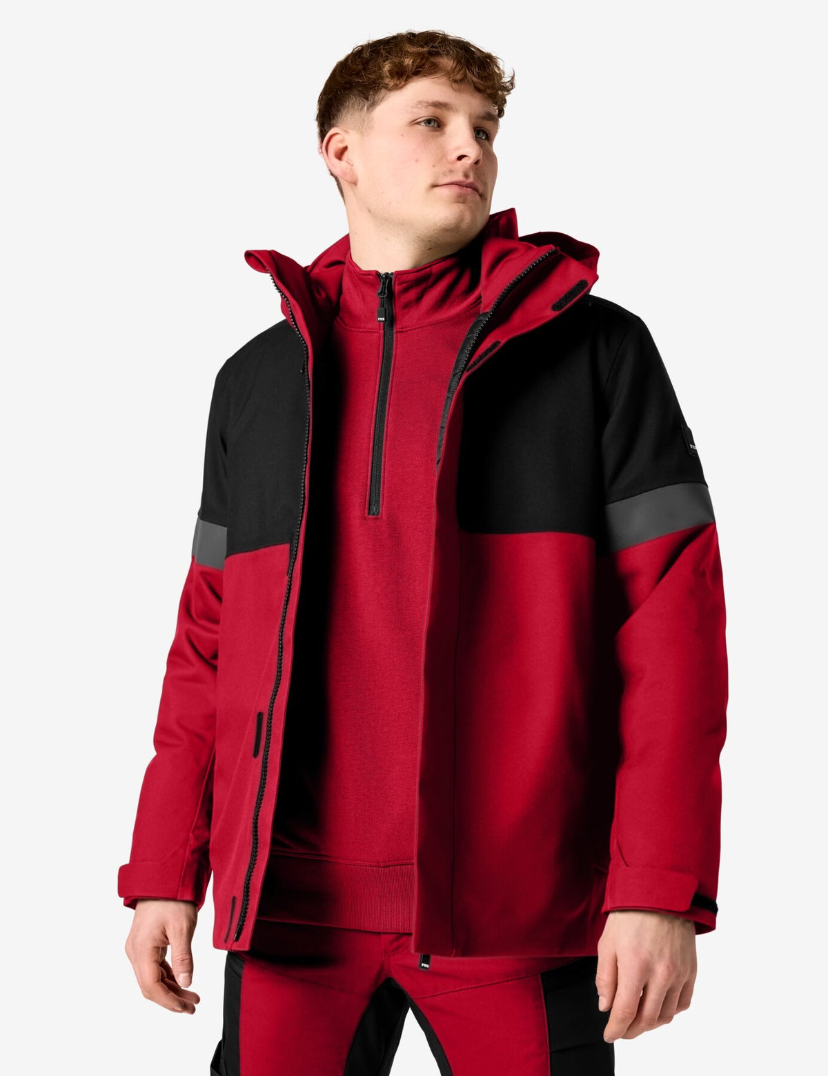 Adrian Winterjacke 80236 – Rot-schwarz