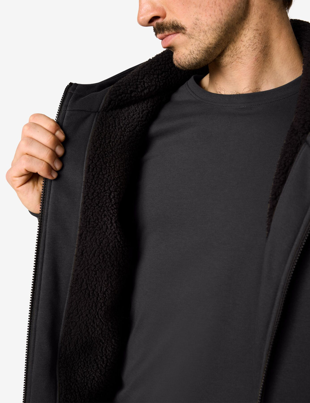 Hajo Sweatjacke 820140 – Anthrazit
