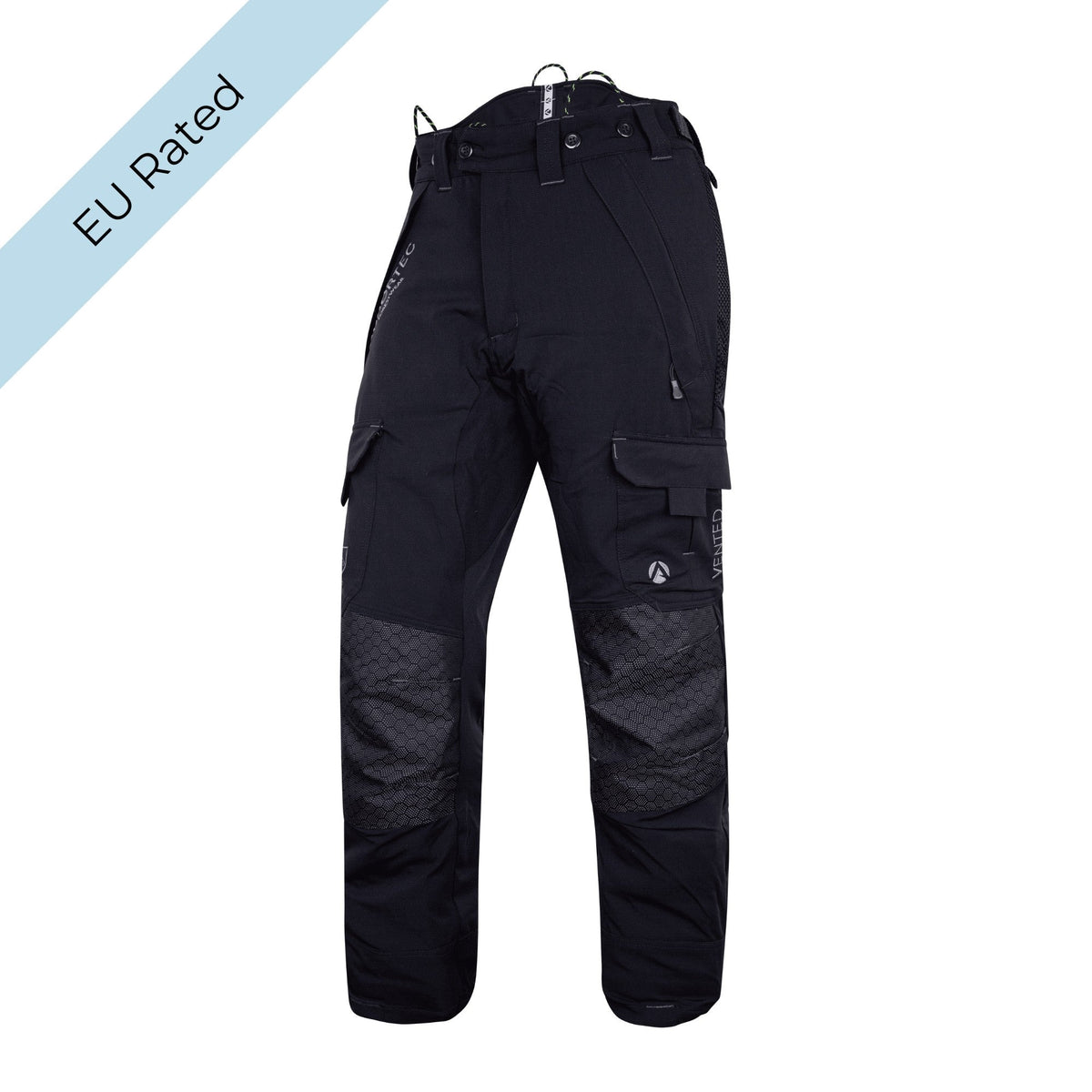 AT4062(EU) Arbortec Vented Schnittschutzhose Design A Klasse 1 - Schwarz