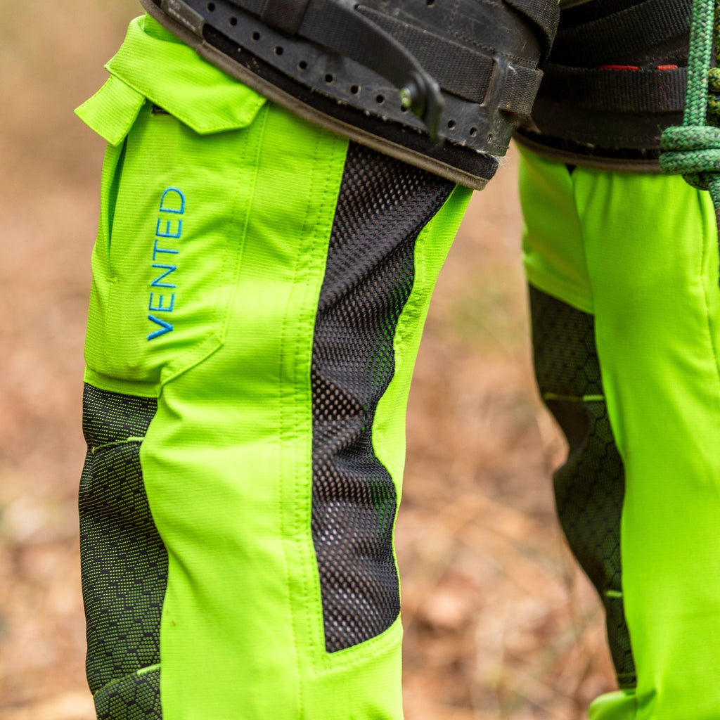 AT4062(EU) Arbortec Vented Schnittschutzhose Design A Klasse 1 - Limette