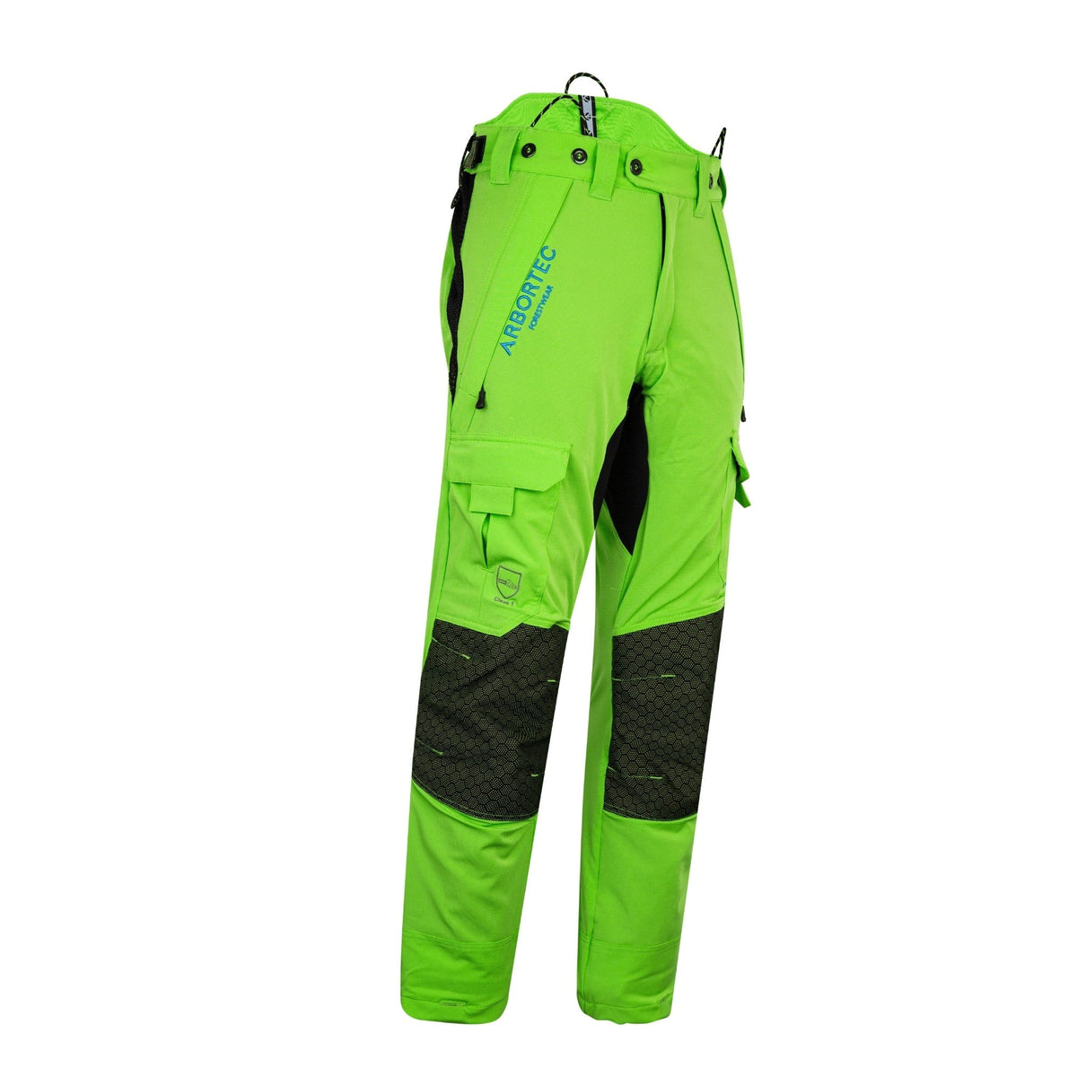 AT4062(EU) Arbortec Vented Schnittschutzhose Design A Klasse 1 - Limette