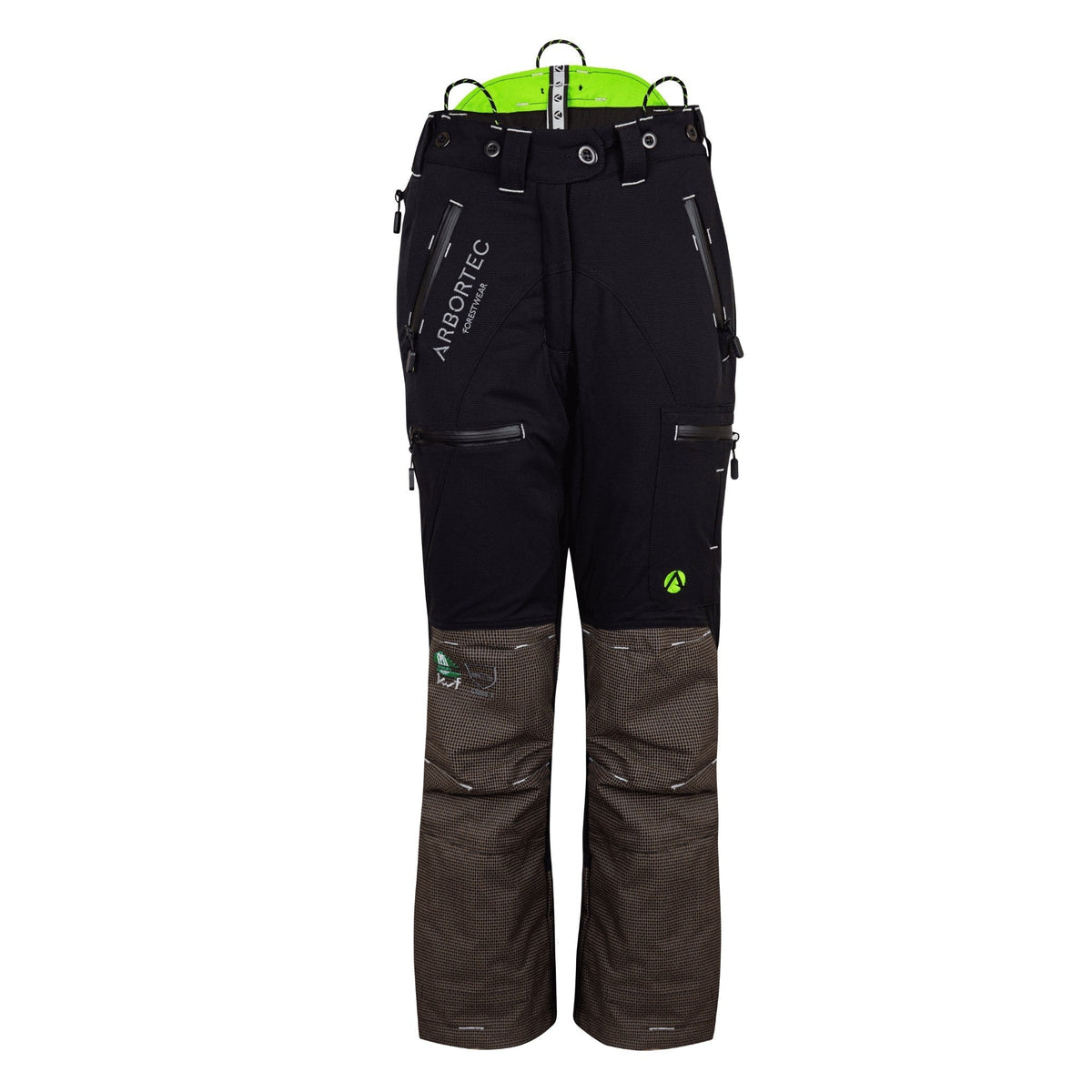 AT4070(F) Breatheflex Pro Damen Schnittschutzhose Klasse 1 / Design C - Schwarz