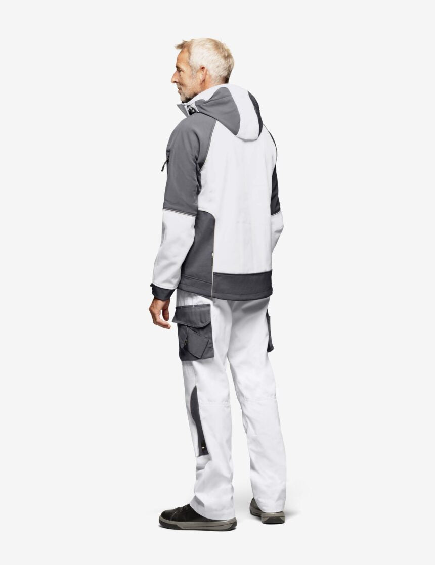 Walter Softshelljacke 78518 – Weiß-anthrazit