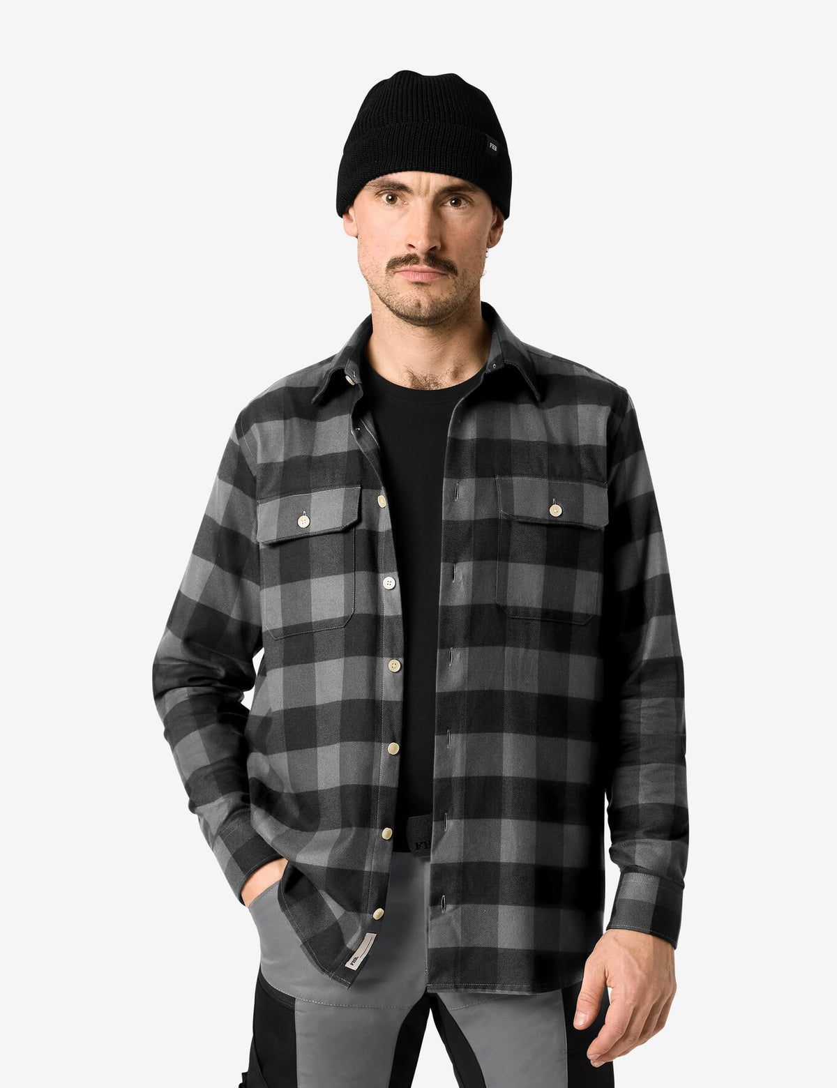Horst Hemd 90522 – Anthrazit-schwarz