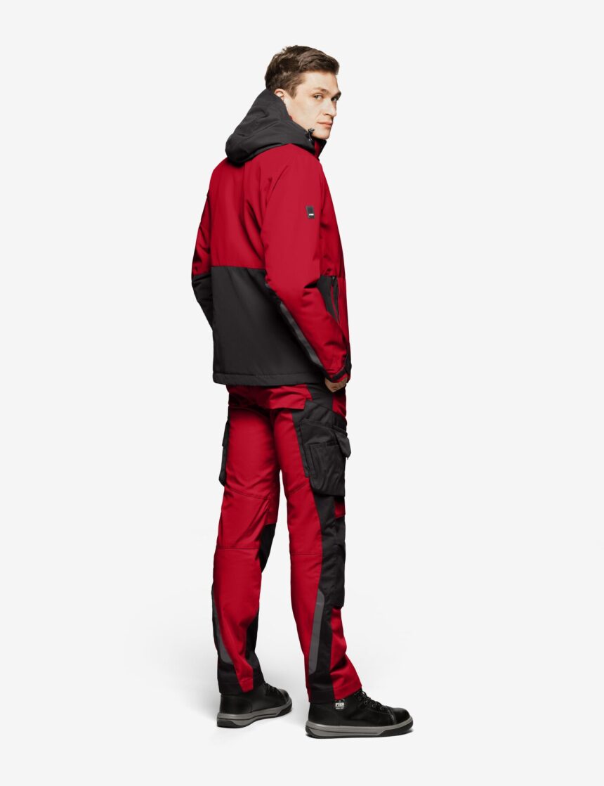 Georg Arbeitsjacke 80101 – Rot-schwarz