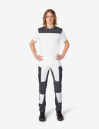 Knut T-Shirt 822200 – Weiß-anthrazit