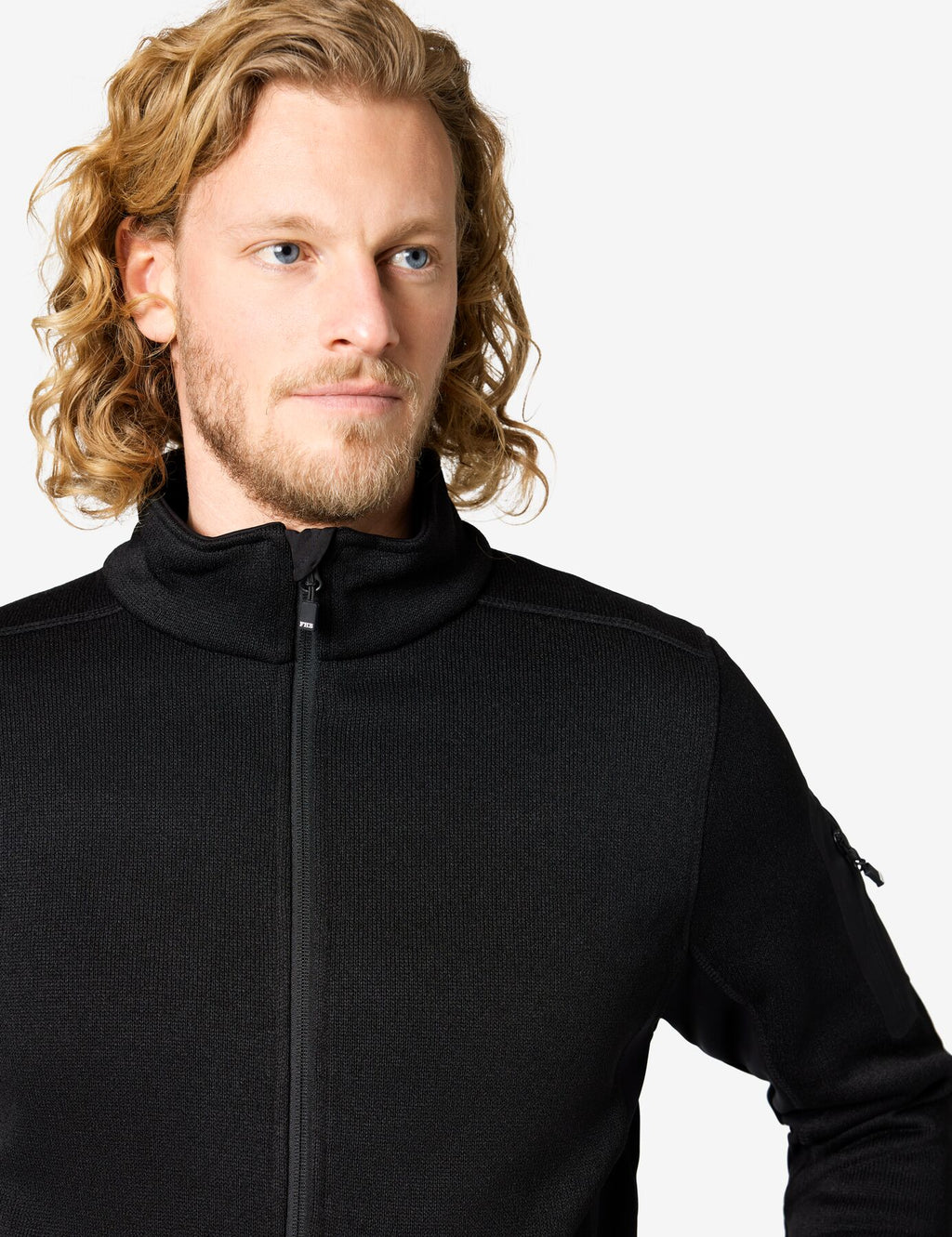 Christoph Fleecejacke 79595 – Schwarz