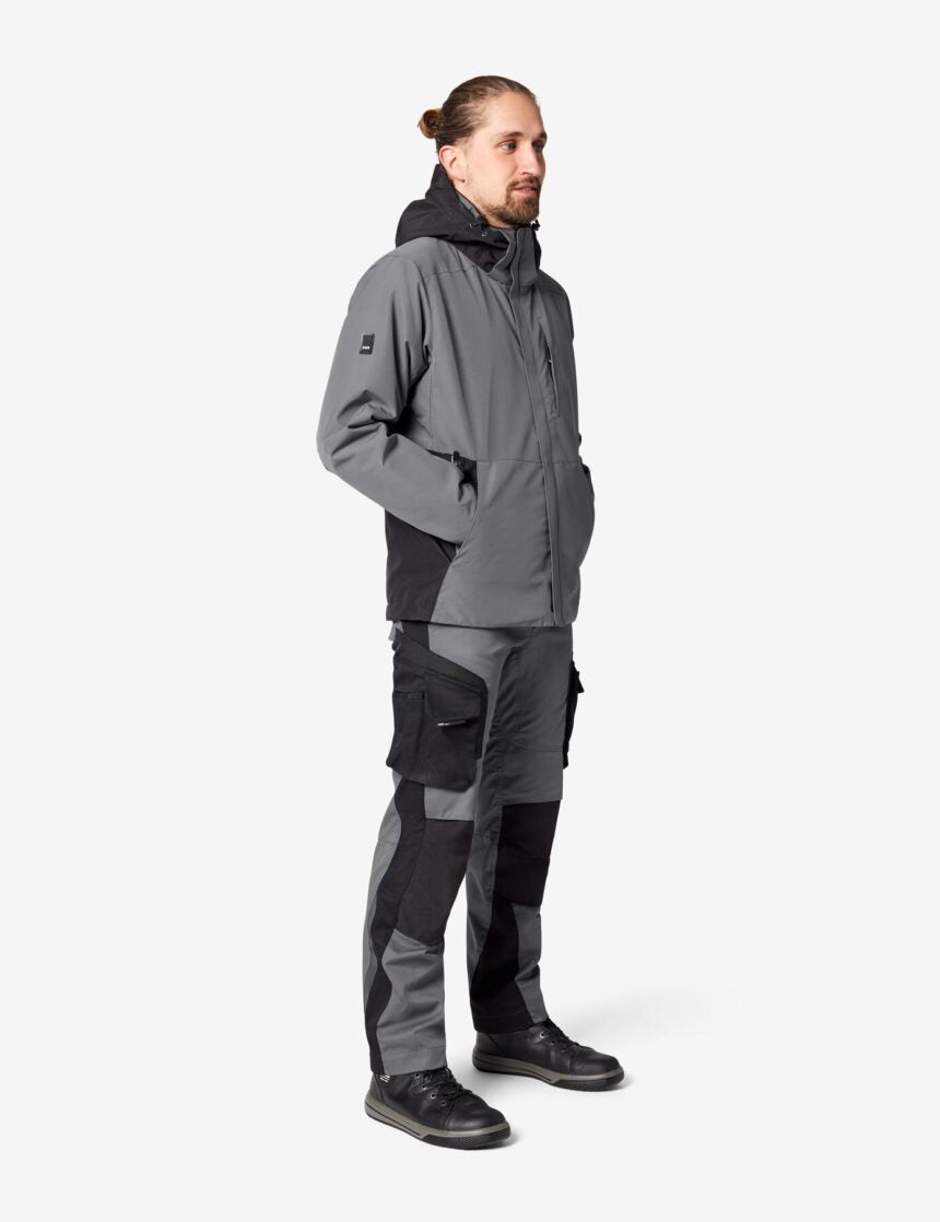 Georg Arbeitsjacke 80101 – Grau-schwarz