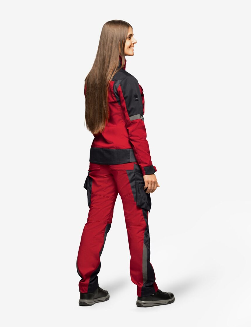 Annette Arbeitshose 125610 – Rot-schwarz