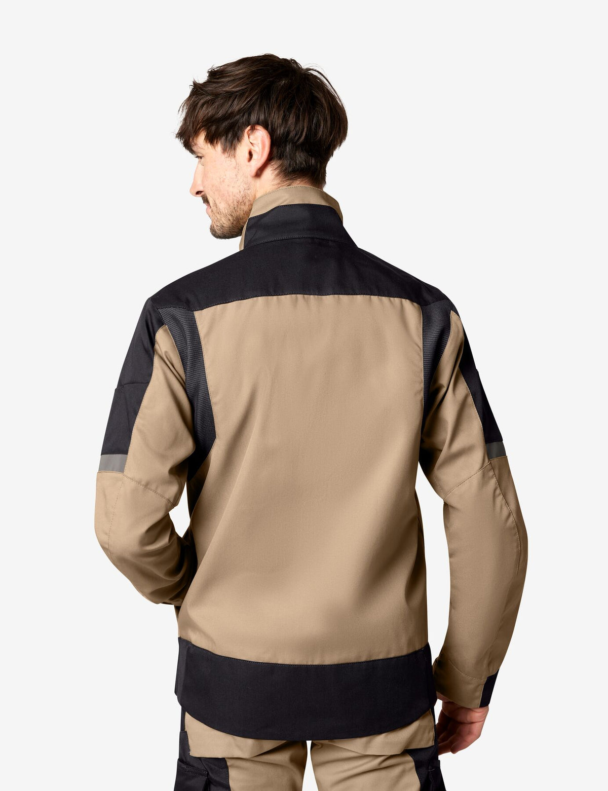 Frank Arbeitsjacke 125900 – Beige-schwarz