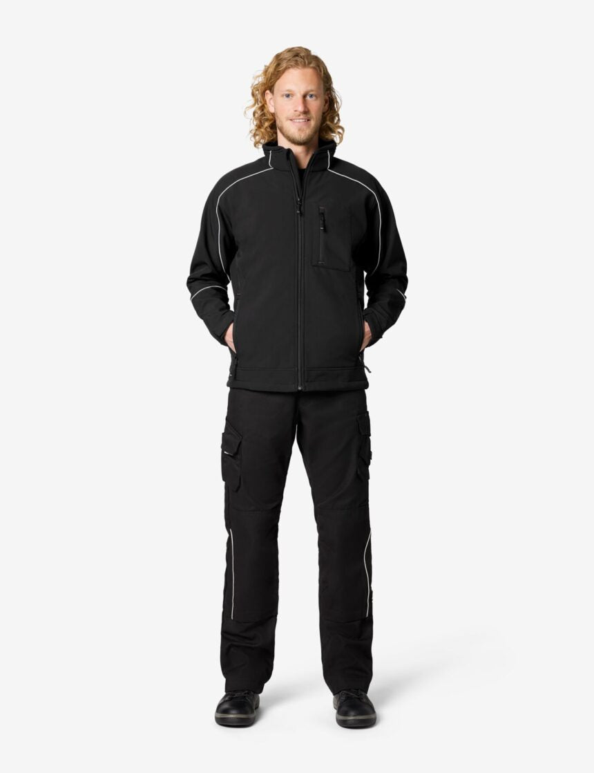 Dirk Softshelljacke 78519 – Schwarz