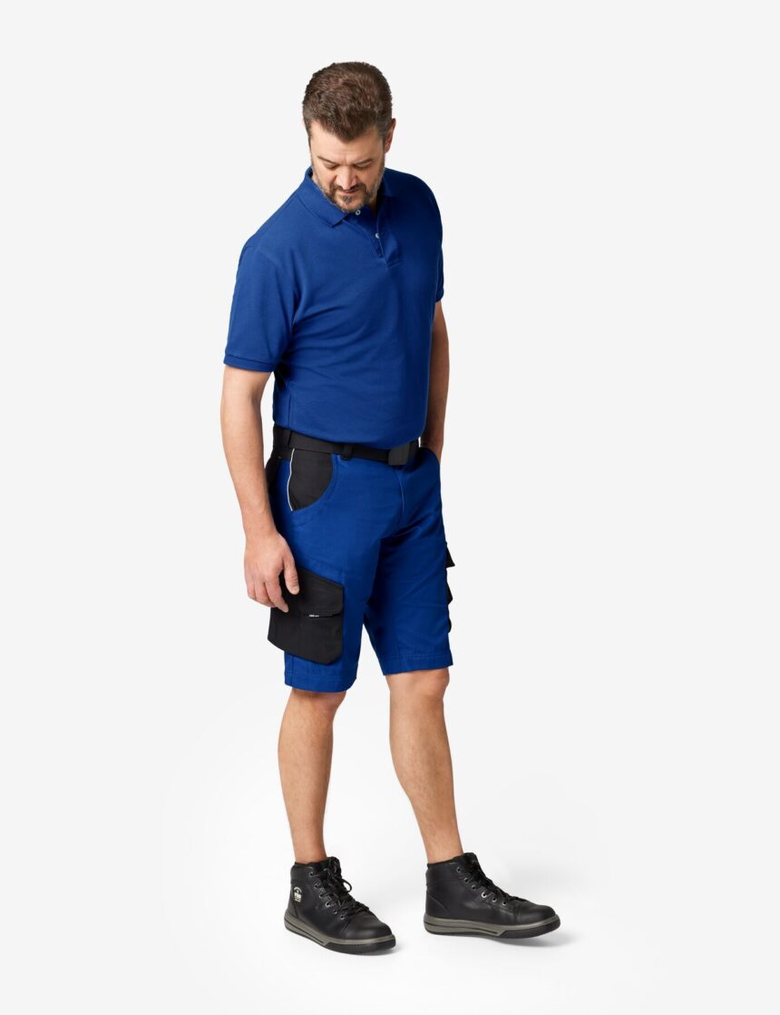 Theo Arbeitsshorts 130530 – Royalblau-schwarz