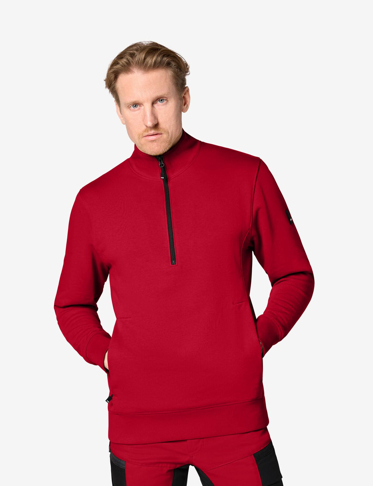 Kalle Zip-Sweatshirt 821150 – Rot